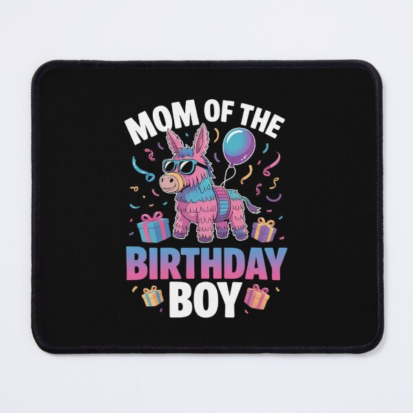 Item preview, Mom of Birthday Boy Llama Pinata Party family mathing women designed and sold by DigitaldeligArt.