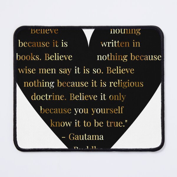 Item preview, Gautama Buddha Quote in Heart with Gold Gradient Text designed and sold by TheIconSmith.