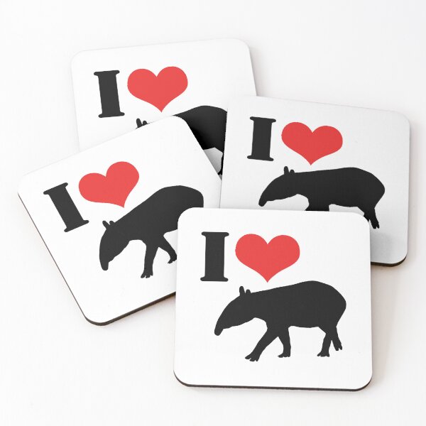 Item preview, I love tapirs designed and sold by GeoCreate.