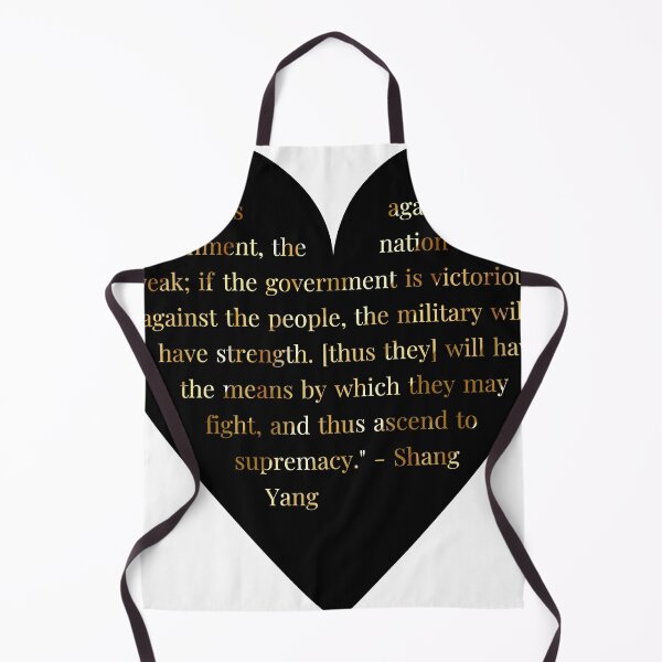 Item preview, Shang Yang Quote in Heart with Gold Gradient Text designed and sold by TheIconSmith.