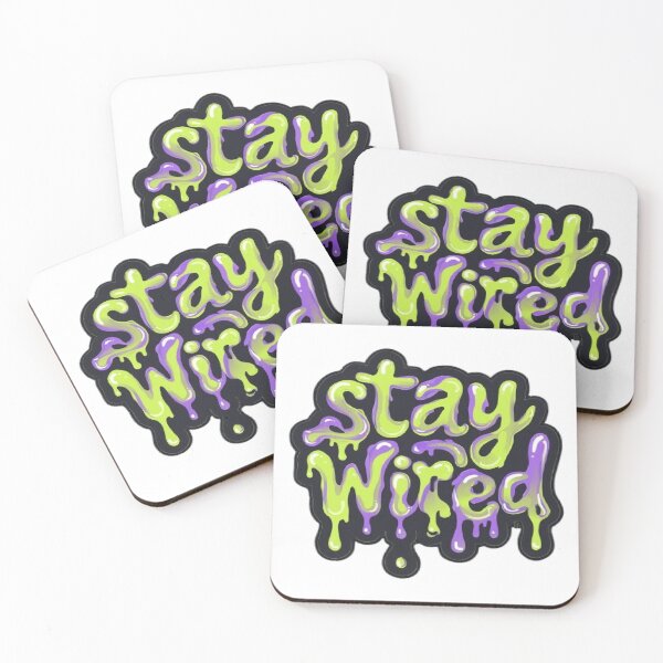 Item preview, Stay Weird - Melted Neon Retro Typography designed and sold by RetroRascalStudio.