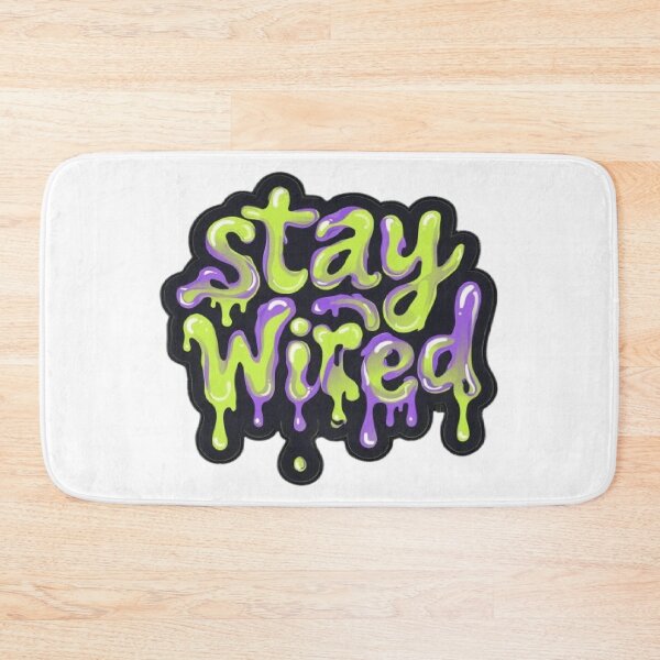 Item preview, Stay Weird - Melted Neon Retro Typography designed and sold by RetroRascalStudio.
