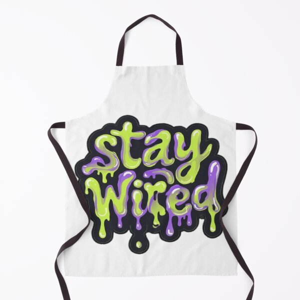 Item preview, Stay Weird - Melted Neon Retro Typography designed and sold by RetroRascalStudio.