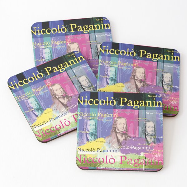 Item preview, Niccolò Paganini Collage – Virtuoso Classical Music Art designed and sold by Mauswohn.