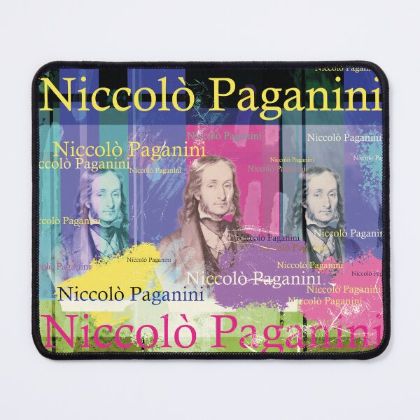 Item preview, Niccolò Paganini Collage – Virtuoso Classical Music Art designed and sold by Mauswohn.