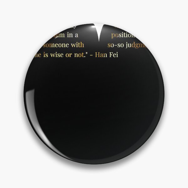 Item preview, Han Fei Quote in Heart with Gold Gradient Text designed and sold by TheIconSmith.