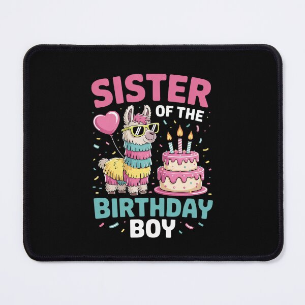 Item preview, Sister Birthday Boy Llama Pinata Party family mathing women designed and sold by DigitaldeligArt.