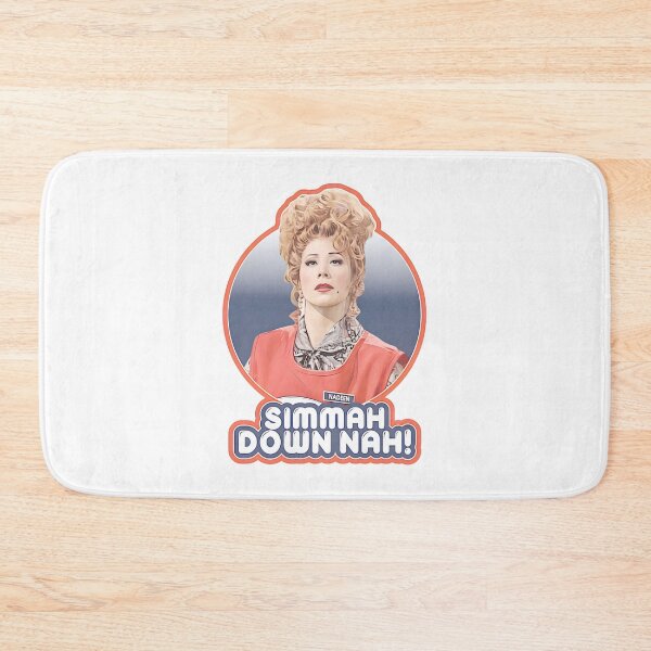 Item preview, Simmah Down Nah! Retro Kitsch Style Sticker designed and sold by Robert Conrad.