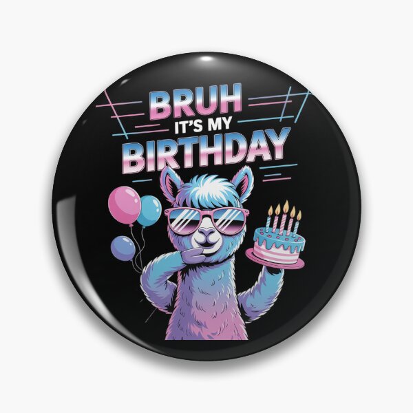 Item preview, Womens Bruh Its My Birthday Llama Pinata Boy Girl Family Party Bday  designed and sold by DigitaldeligArt.