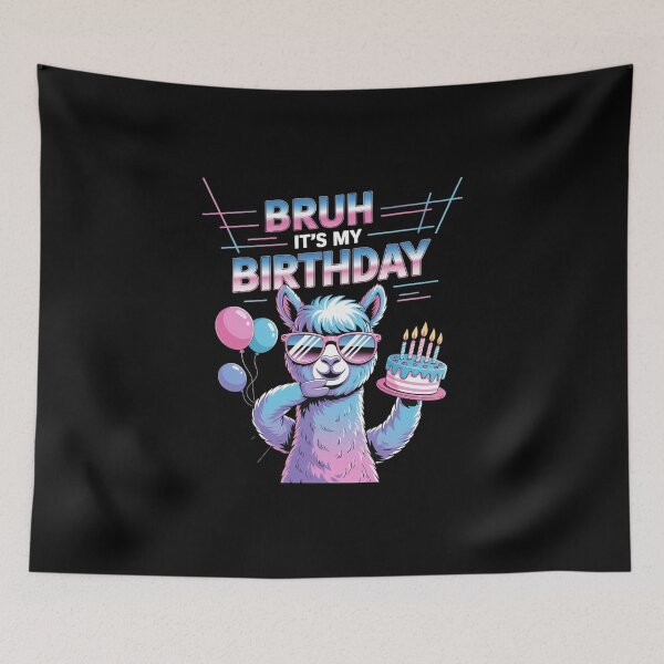 Item preview, Womens Bruh Its My Birthday Llama Pinata Boy Girl Family Party Bday  designed and sold by DigitaldeligArt.