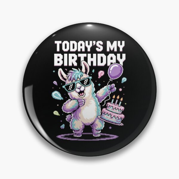Item preview, Todays My Birthday Llama Pinata Birthday Party Boy Girl Bday designed and sold by MarkLeedsArt.