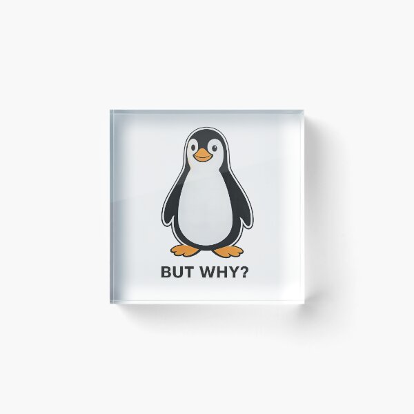 Item preview, But Why Penguin designed and sold by RaoulDukeGonzo.