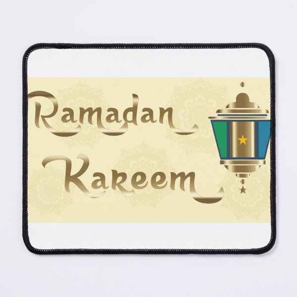 Item preview, Ramadan Kareem Islamic Artwork – Eid Mubarak Gift for Muslims designed and sold by PixelWaveBD.