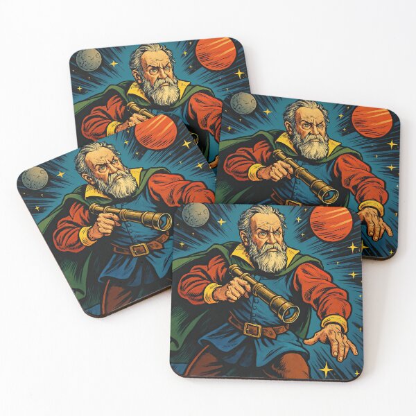 Item preview, Galileo Galilei  | Comics stylCartoone -  designed and sold by ComicsFactory.