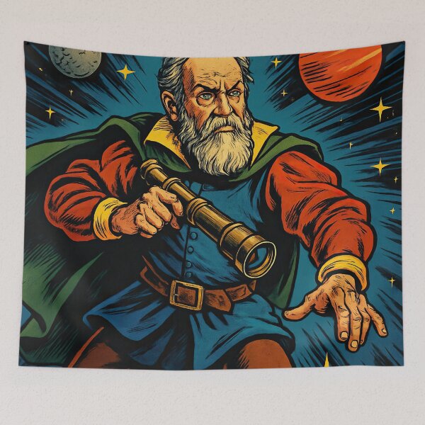 Item preview, Galileo Galilei  | Comics stylCartoone -  designed and sold by ComicsFactory.
