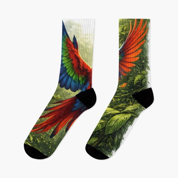 Item preview, Flying Scarlet Macaw designed and sold by photoparadise22.