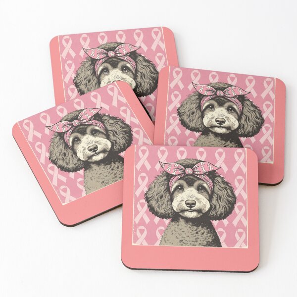 Item preview, Dog Mom Pink Ribbon Bandana  designed and sold by GrumpySableye.