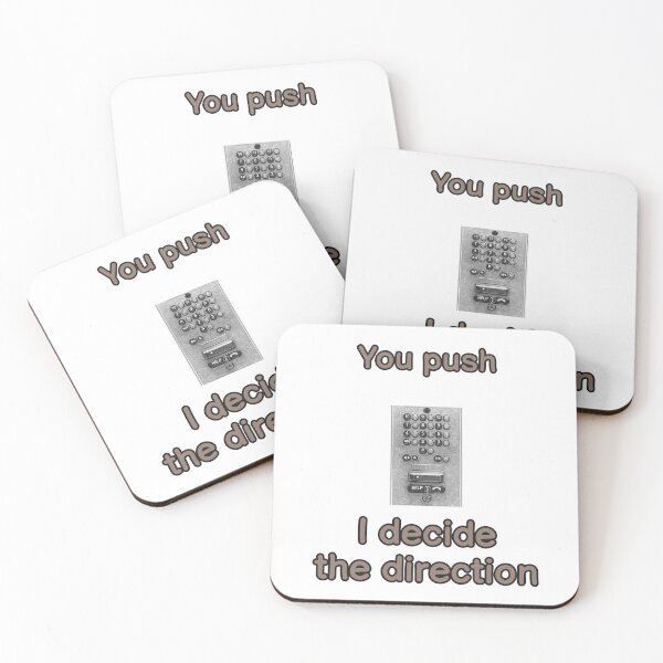 Item preview, You push, I decide designed and sold by RedPoppyStudio.