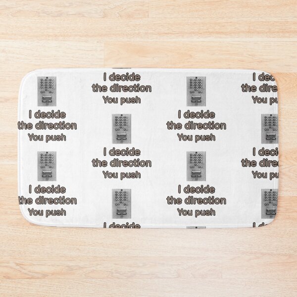 Item preview, You push, I decide designed and sold by RedPoppyStudio.