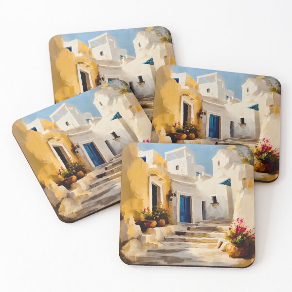 Item preview, Tranquil village designed and sold by Island Art Studios.