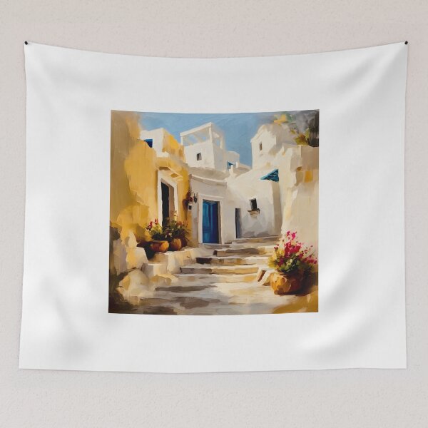 Item preview, Tranquil village designed and sold by Island Art Studios.
