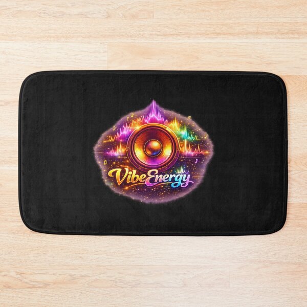 Item preview, Vibe Energy – Colorful Speaker with Sound Waves and Positive Vibes designed and sold by Les-Ink-Studio.