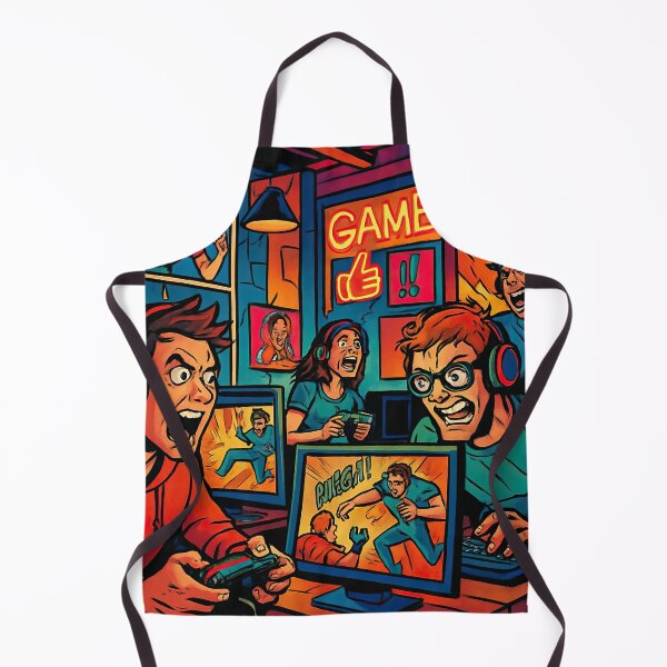 Item preview, Gaming cafe  | Comics stylCartoone -  designed and sold by ComicsFactory.