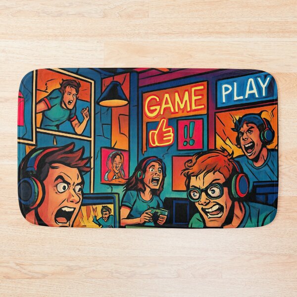 Item preview, Gaming cafe  | Comics stylCartoone -  designed and sold by ComicsFactory.