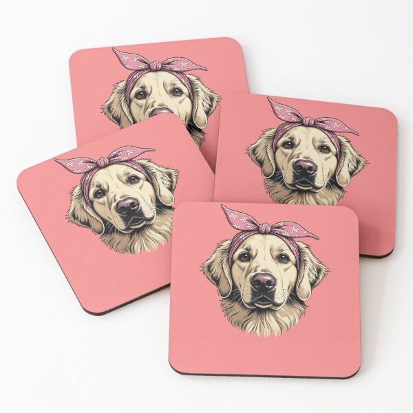 Item preview, Breast cancer awareness Golden Retriever Dog Lover designed and sold by GrumpySableye.