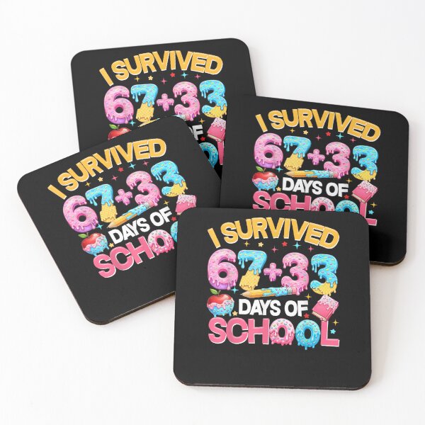 Item preview, I Survived 100 Days of School 67+33 Days Teachers 100th Day designed and sold by Juansustait.