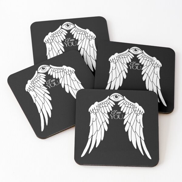 Item preview, I See You – Angel Wing with All-Seeing Eye designed and sold by Akalternativ.