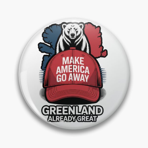 Item preview, Greenland Sovereignty Polar Bear - Make America Go Away Satire designed and sold by luxurytoushes.
