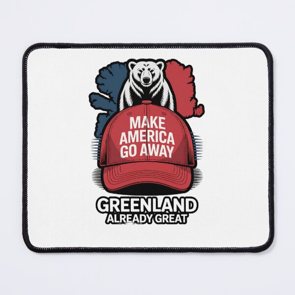 Item preview, Greenland Sovereignty Polar Bear - Make America Go Away Satire designed and sold by luxurytoushes.