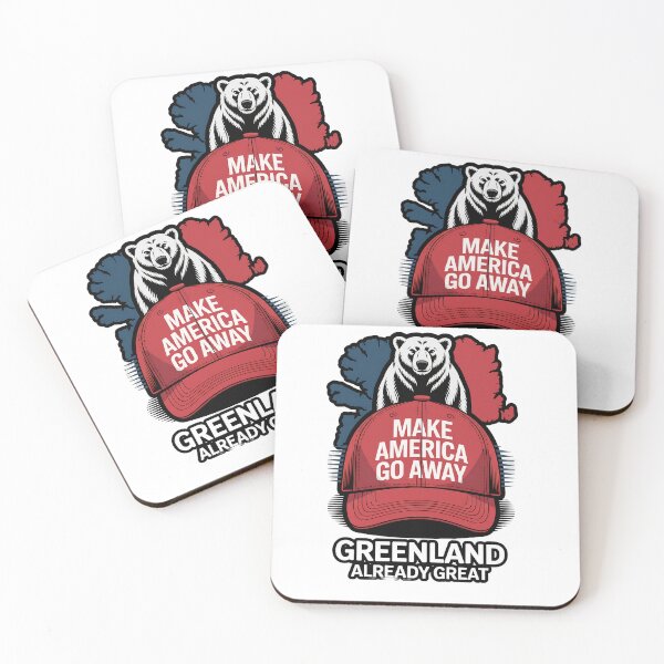 Item preview, Greenland Sovereignty Polar Bear - Make America Go Away Satire designed and sold by luxurytoushes.