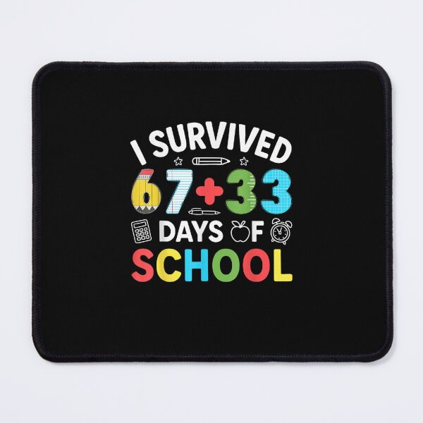 Item preview, 67 i Survived 100 Days of School 6 7 100th Days Kid Students designed and sold by Juansustait.