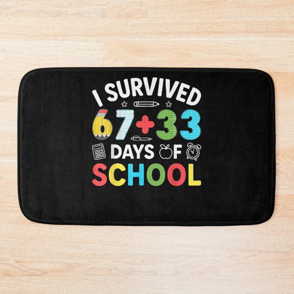 Item preview, 67 i Survived 100 Days of School 6 7 100th Days Kid Students designed and sold by Juansustait.