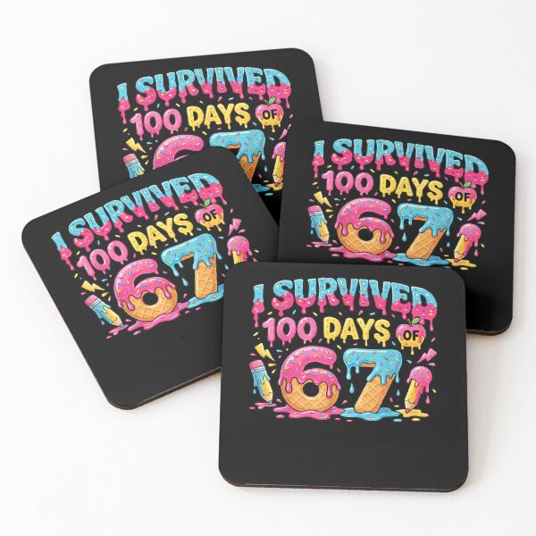 Item preview, I Survived 67 33 Days of School Happy 100 Days of School Kid designed and sold by Juansustait.