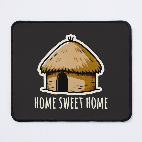 Item preview, Home Sweet Home Traditional Thatch Hut Illustration designed and sold by SplashTastic.