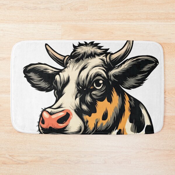 Item preview, Bold Bovine Graphic Farm Portrait designed and sold by ForeverPrintsOK.