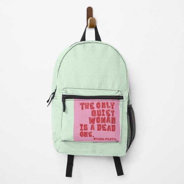 Item preview, "The Only Quiet Woman is a Dead One - Sylvia Plath.02 designed and sold by MoreWaterThanBlood.