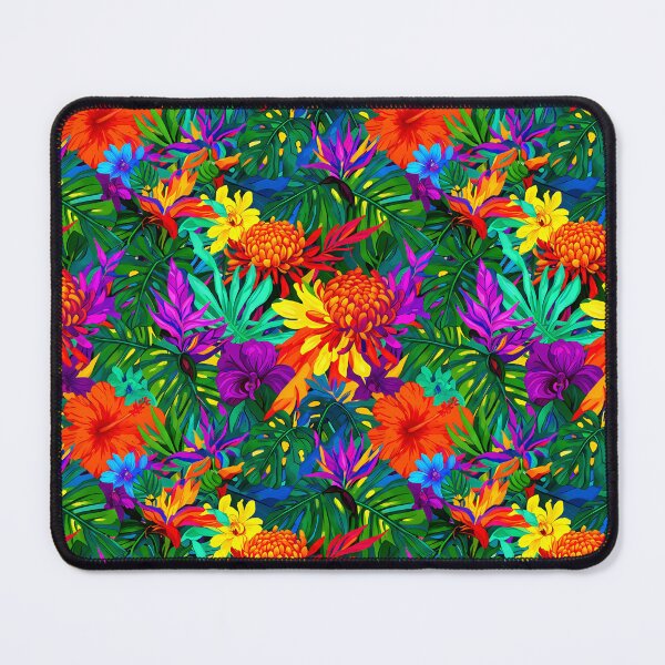 Item preview, Tropical Bloomscape – Exotic Floral Jungle Pattern designed and sold by meesub.