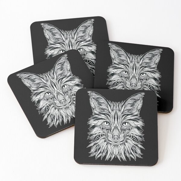 Item preview, Fox Wise Woods Creature Wildlife Ornament  white designed and sold by PolaMaku.