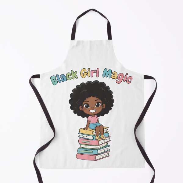 Item preview, Bookish Afro Queen – Black Girl Reading Cute Illustration designed and sold by KivaroArt.