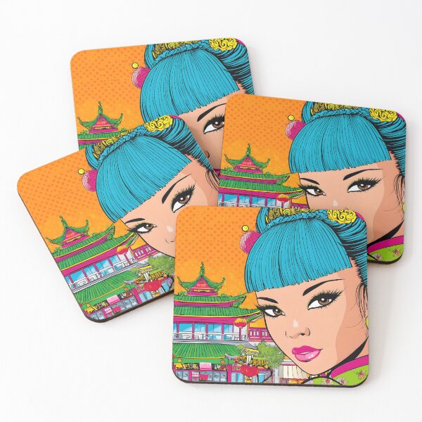 Item preview, Vibrant Oriental Beauty in Modern Artwork designed and sold by Artessie.