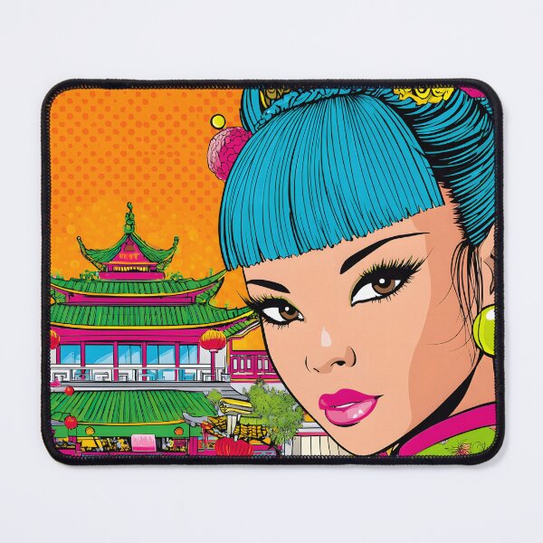 Item preview, Vibrant Oriental Beauty in Modern Artwork designed and sold by Artessie.