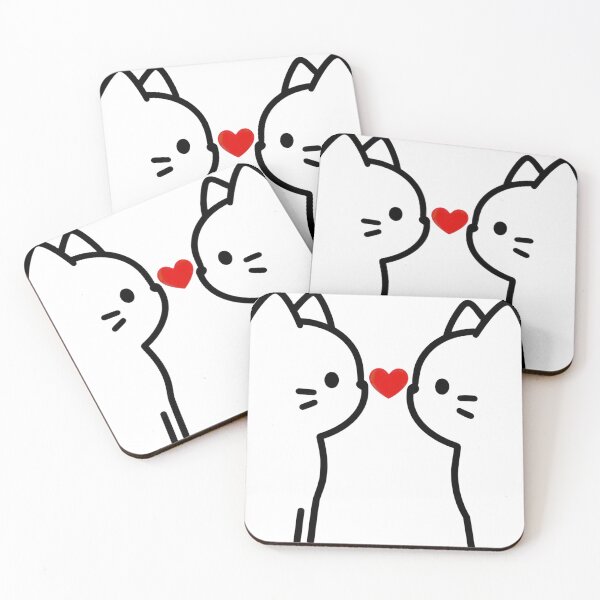 Item preview, Cat kissing designed and sold by Jessebladezwork.