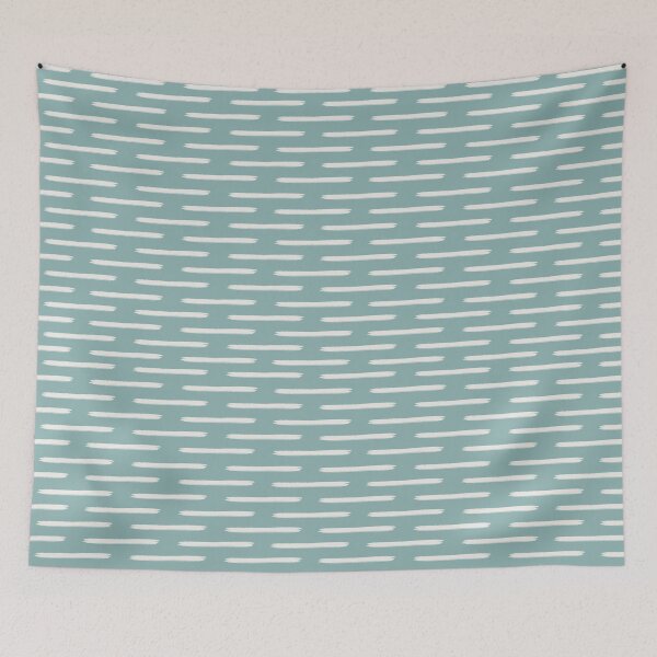 Item preview, Ivory Lines on Light Gray Cyan designed and sold by KSimpson838.