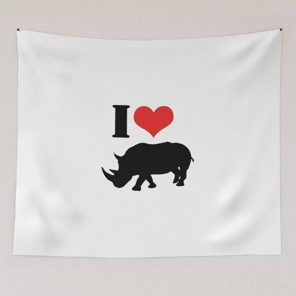 Item preview, I love rhinos designed and sold by GeoCreate.