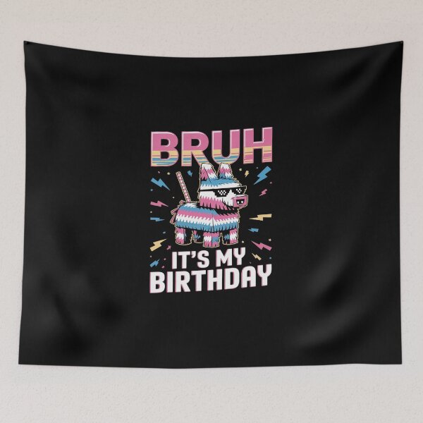 Item preview, Womens Bruh Its My Birthday Llama Pinata Boy Girl Family Party Bday 80 designed and sold by DigitaldeligArt.