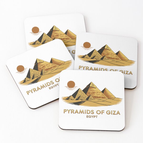 Aperçu de l'œuvre Pyramides de Gizeh créée et vendue par Shopeon Designs.